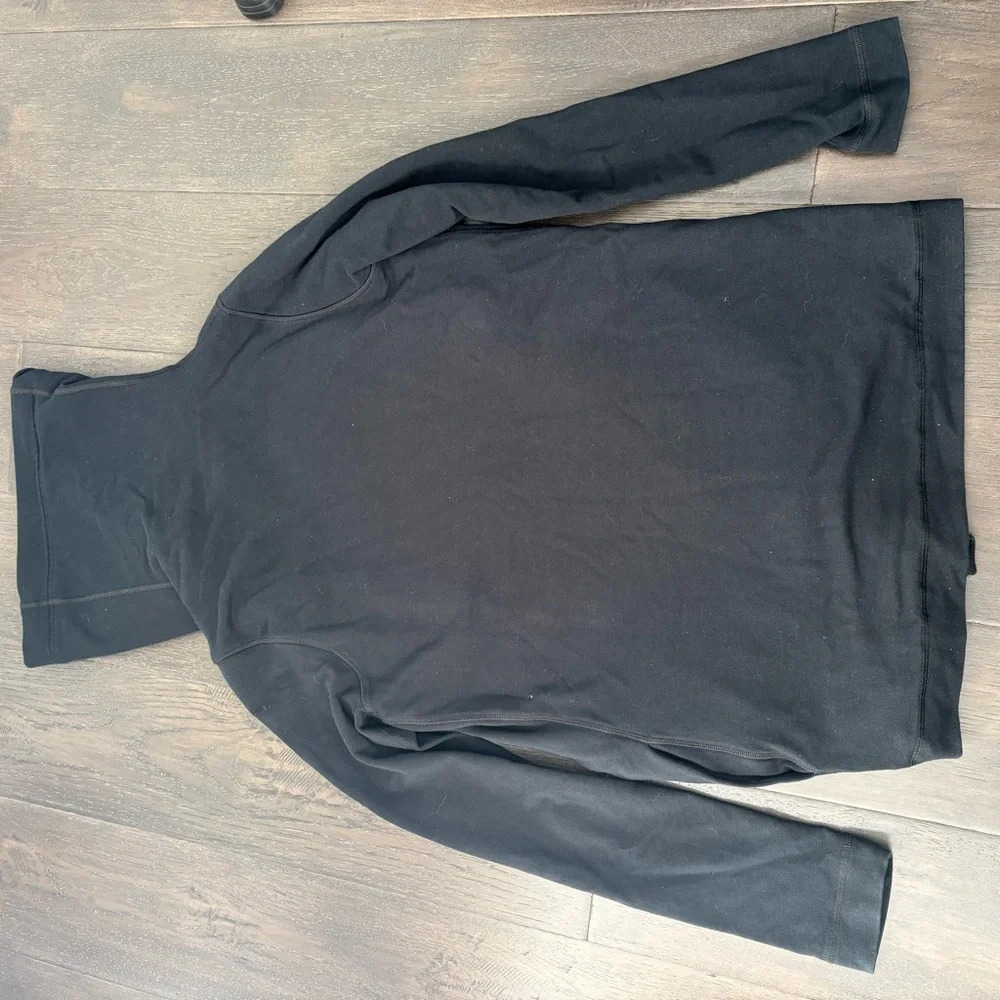 Lululemon Women's Savasana Wrap Jacket Black Size 6 Long Sleeve Snap - Picture 4 of 6